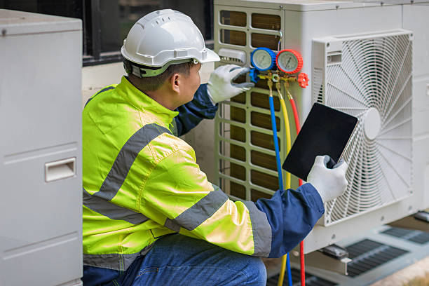 Professional Ac Installation technician working in Athena, OR